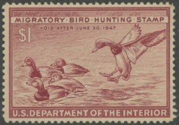 Picture of RW13 1946 Duck Stamp  MNH F-VF