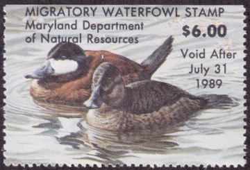 Picture of 1988 Maryland Duck Stamp MNH VF