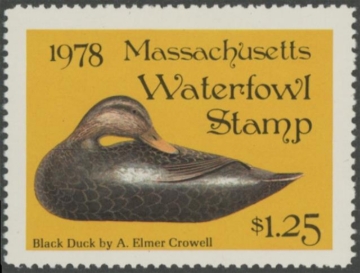 Picture of 1978 Massachusetts Duck Stamp MNH VF