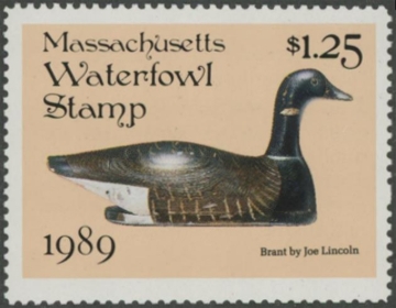Picture of 1989 Massachusetts Duck Stamp MNH VF