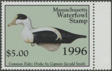 Picture of 1996 Massachusetts Duck Stamp MNH VF