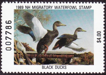 Picture of 1989 New Hampshire Duck Stamp MNH VF