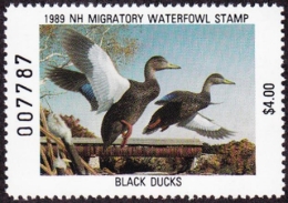 Picture of 1989 New Hampshire Duck Stamp MNH VF