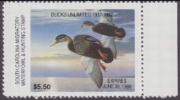 Picture of 1987 South Carolina Duck Stamp MNH VF