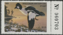 Picture of 1989 Wisconsin Duck Stamp MNH VF