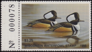 Picture of 1988 Wisconsin Duck Stamp MNH VF