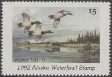 Picture of 1992 Alaska Duck Stamp MNH VF