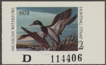 Picture of 1978 Michigan Duck Stamp MNH VF