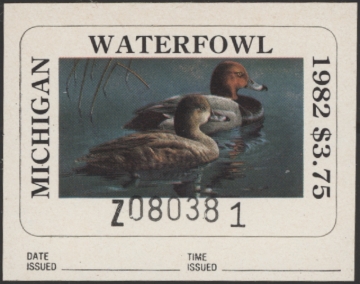 Picture of 1982 Michigan Duck Stamp MNH VF