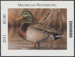 Picture of 2011 Michigan Duck Stamp MNH VF