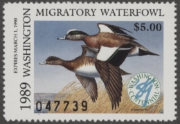 Picture of 1989 Washington Duck Stamp MNH VF