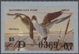 Picture of 1980 California Duck Stamp MNH VF