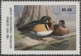 Picture of 1985 Georgia Duck Stamp - First of State MNH VF