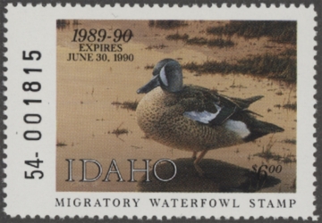 Picture of 1989 Idaho Duck Stamp MNH VF