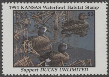 Picture of 1994 Kansas Duck Stamp MNH VF
