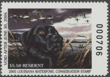 Picture of 2005 Louisiana Duck Stamp MNH VF
