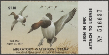 Picture of 1976 Maryland Duck Stamp MNH VF