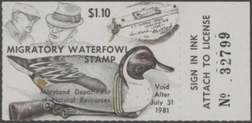 Picture of 1980 Maryland Duck Stamp MNH VF