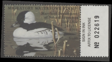 Picture of 1992 Maryland Duck Stamp MNH VF