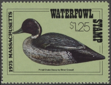 Picture of 1975 Massachusetts Duck Stamp MNH VF