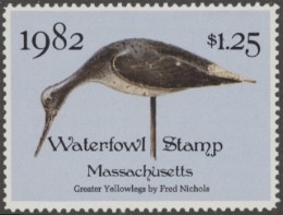 Picture of 1982 Massachusetts Duck Stamp MNH VF