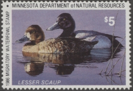 Picture of 1986 Minnesota Duck Stamp MNH VF