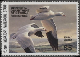 Picture of 1991 Minnesota Duck Stamp MNH VF