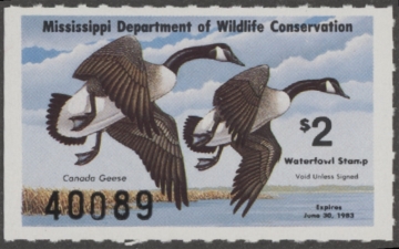Picture of 1982 Mississippi Duck Stamp MNH VF