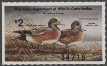 Picture of 1986 Mississippi Duck Stamp MNH VF