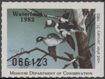 Picture of 1982 Missouri Duck Stamp MNH VF