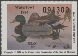 Picture of 1984 Missouri Duck Stamp MNH VF