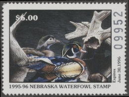 Picture of 1995 Nebraska Duck Stamp MNH VF