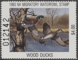 Picture of 1983 New Hampshire Duck Stamp - First of State MNH VF