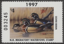 Picture of 1997 New Hampshire Duck Stamp MNH VF