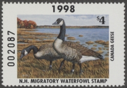 Picture of 1998 New Hampshire Duck Stamp MNH VF