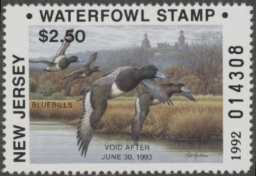 Picture of 1992 New Jersey Duck Stamp MNH VF