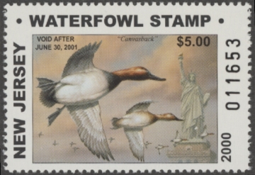 Picture of 2000 New Jersey Duck Stamp MNH VF
