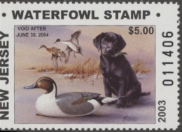 Picture of 2003 New Jersey Duck Stamp MNH VF