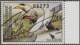 Picture of 1994 Mississippi Duck Stamp Governor's Edition MNH VF