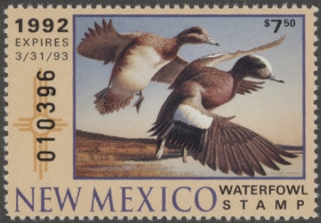 Picture of 1992 New Mexico Duck Stamp MNH VF