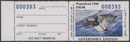 Picture of 1990 Missouri Duck Stamp Governor's Edition MNH VF