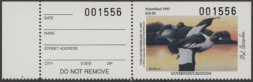 Picture of 1995 Missouri Duck Stamp Governor's Edition MNH VF
