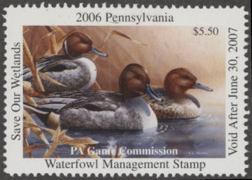 Picture of 2006 Pennsylvania Duck Stamp MNH VF