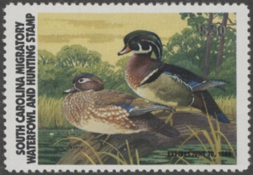 Picture of 1981 South Carolina Duck Stamp - First of State MNH VF