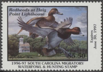 Picture of 1996 South Carolina Duck Stamp MNH VF