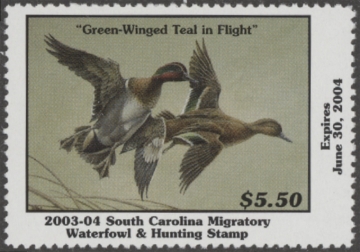 Picture of 2003 South Carolina Duck Stamp MNH VF