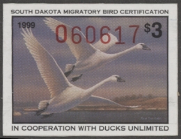 Picture of 1999 South Dakota Duck Stamp MNH VF