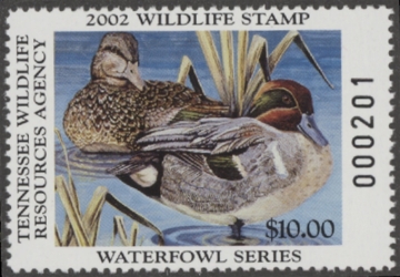 Picture of 2002 Tennessee Duck Stamp MNH VF