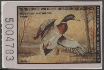Picture of 1994 Tennessee Duck Stamp MNH VF