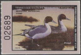 Picture of 1993 Tennessee Duck Stamp MNH VF